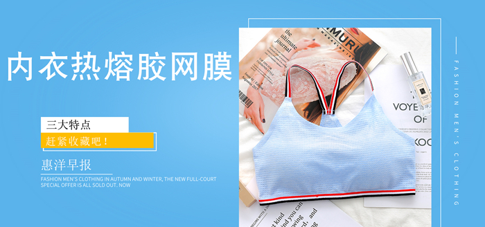 內(nèi)衣用熱熔膠網(wǎng)膜的三大特點(diǎn)詳解