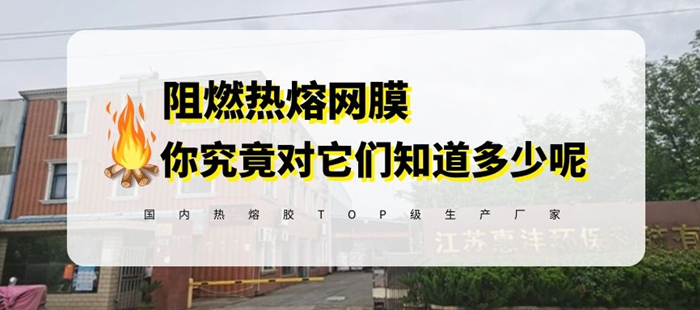 惠洋膠粘為你揭開(kāi)阻燃熱熔膠網(wǎng)膜的真面目